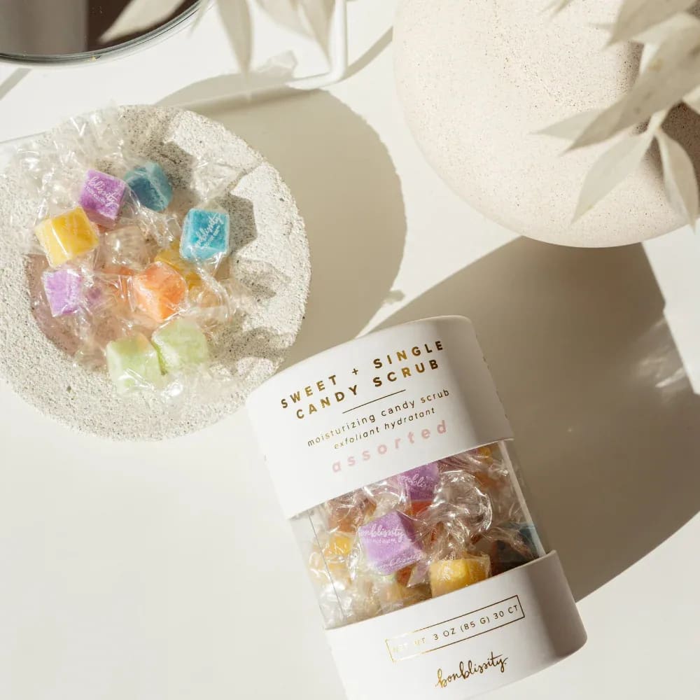 Bomblissity Signature Assorted Candy Scrub (30 pcs) - Assorted Scents Flower Bouquet