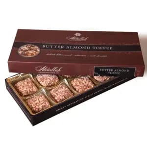 Abdallah Butter Almond Toffee 6.5 oz Flower Bouquet