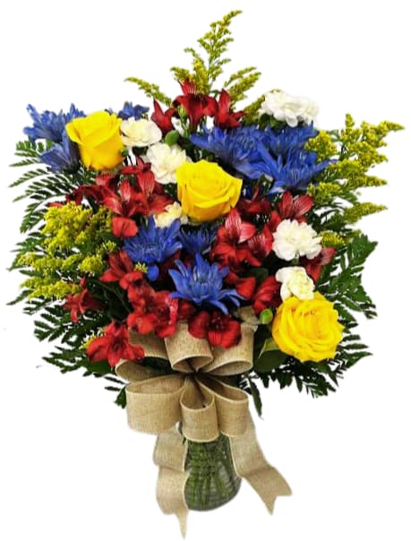 Jessie's Wildflower Ride V-1522 Flower Bouquet