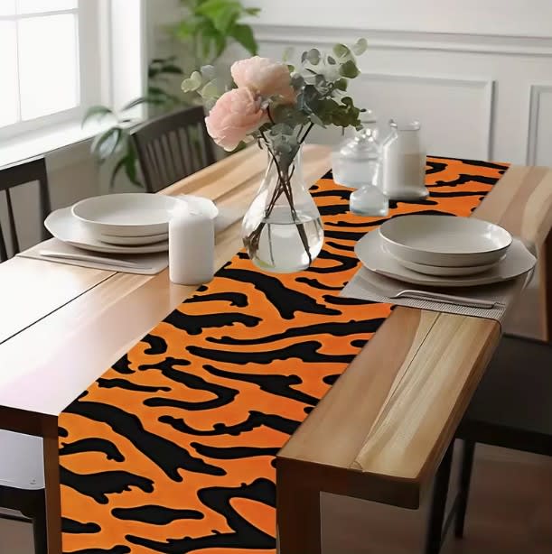 Tiger Stripe Table Runner