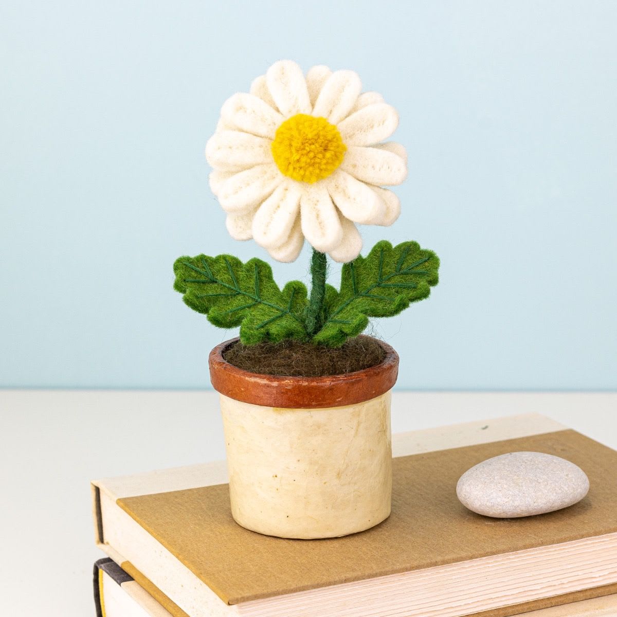 Potted Felt Daisy