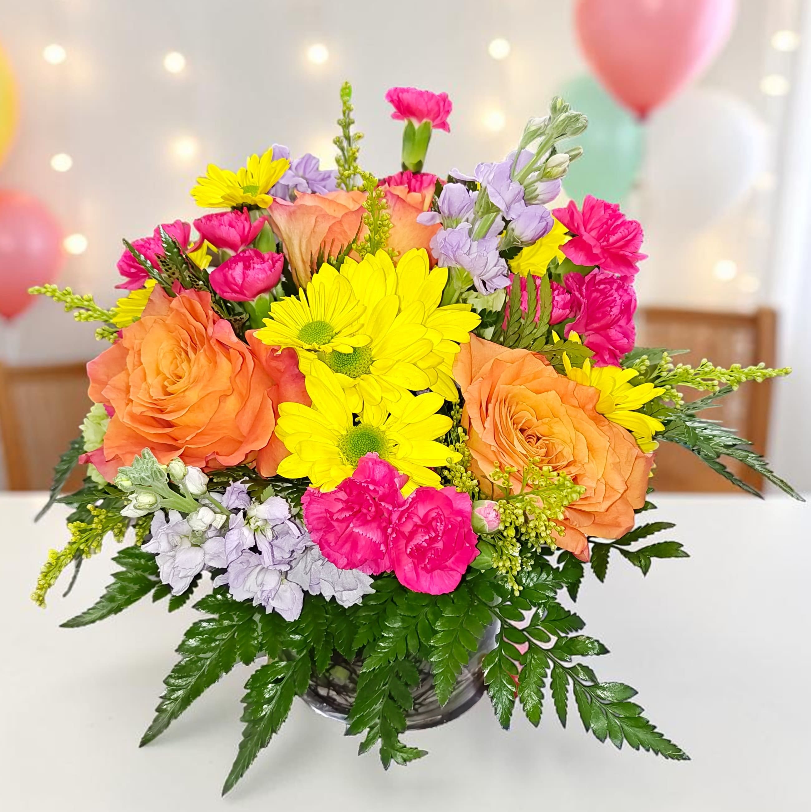 Birthday Wishes Flower Bouquet