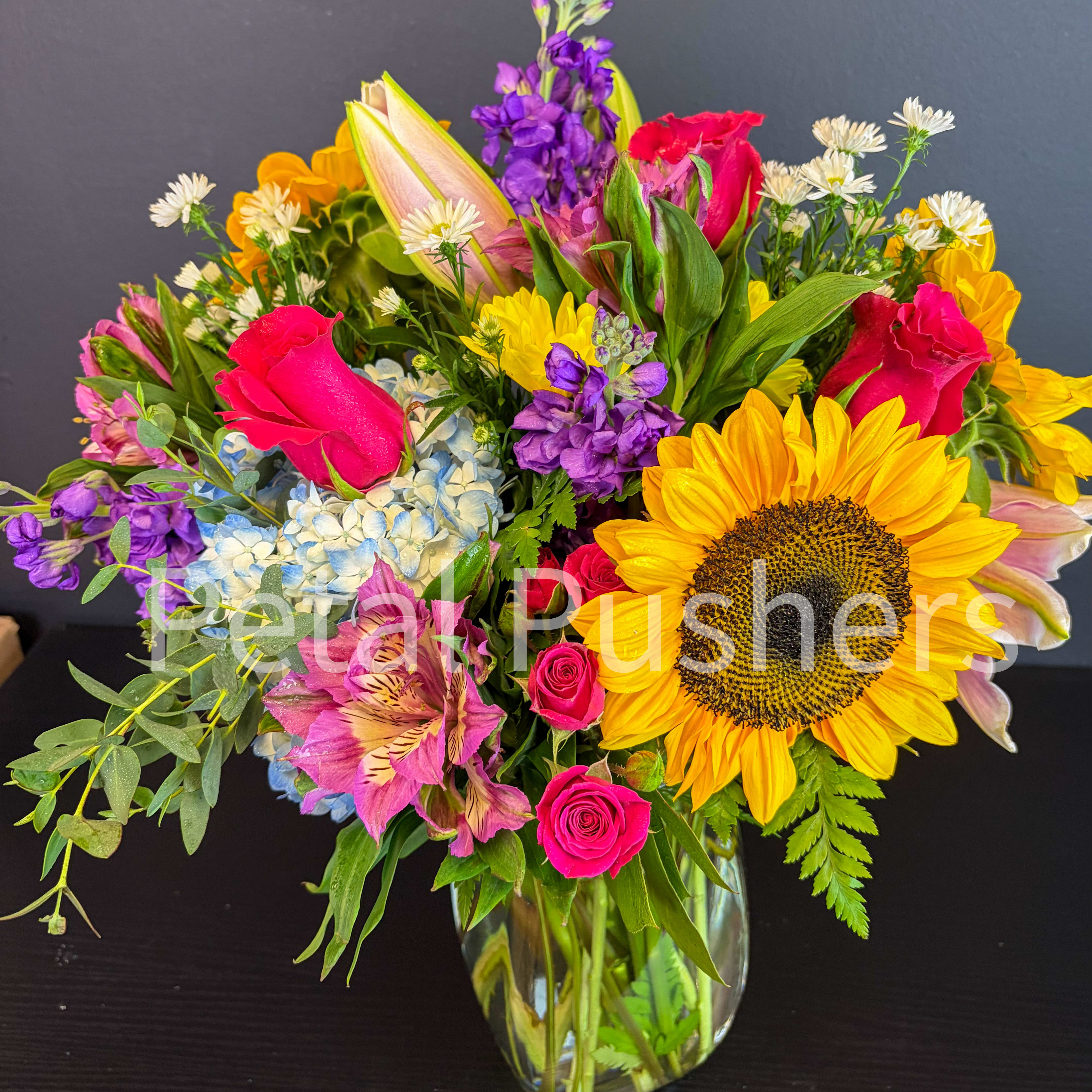 Color Burst Flower Bouquet