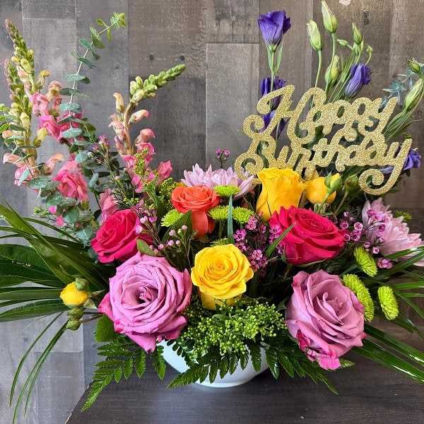 Over Joyed Birthday! Flower Bouquet