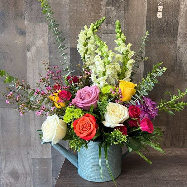 Flower Watering Can Flower Bouquet