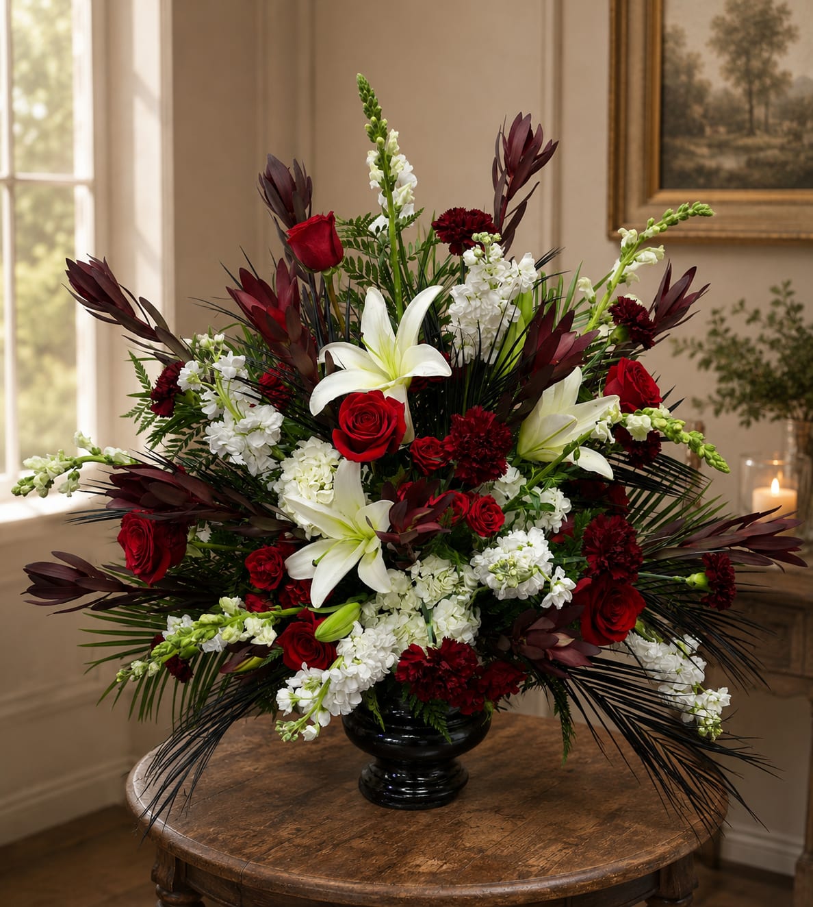 Gamecock Urn Arrangment
