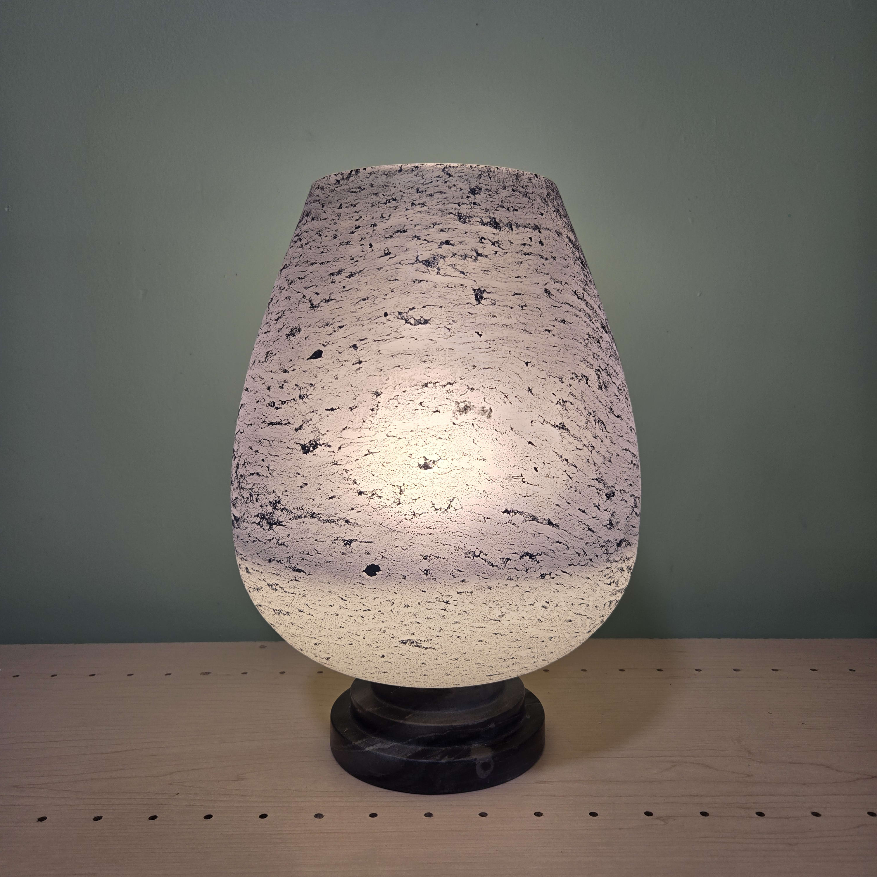 Grey Round Lamp