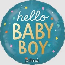 Hello Baby Boy Balloon