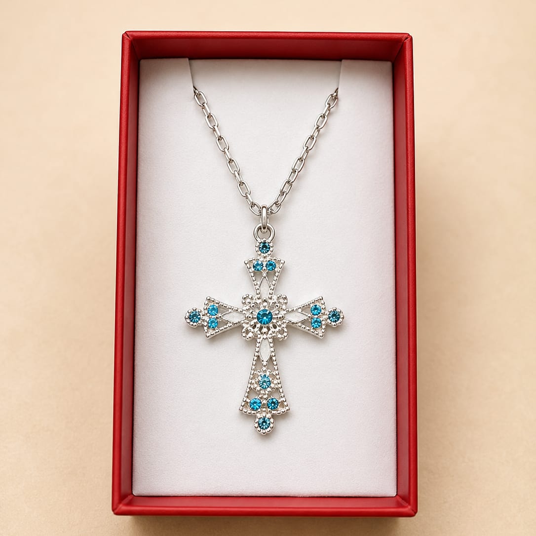 Silver Necklaces Flower Bouquet