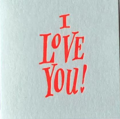 I Love You Card!