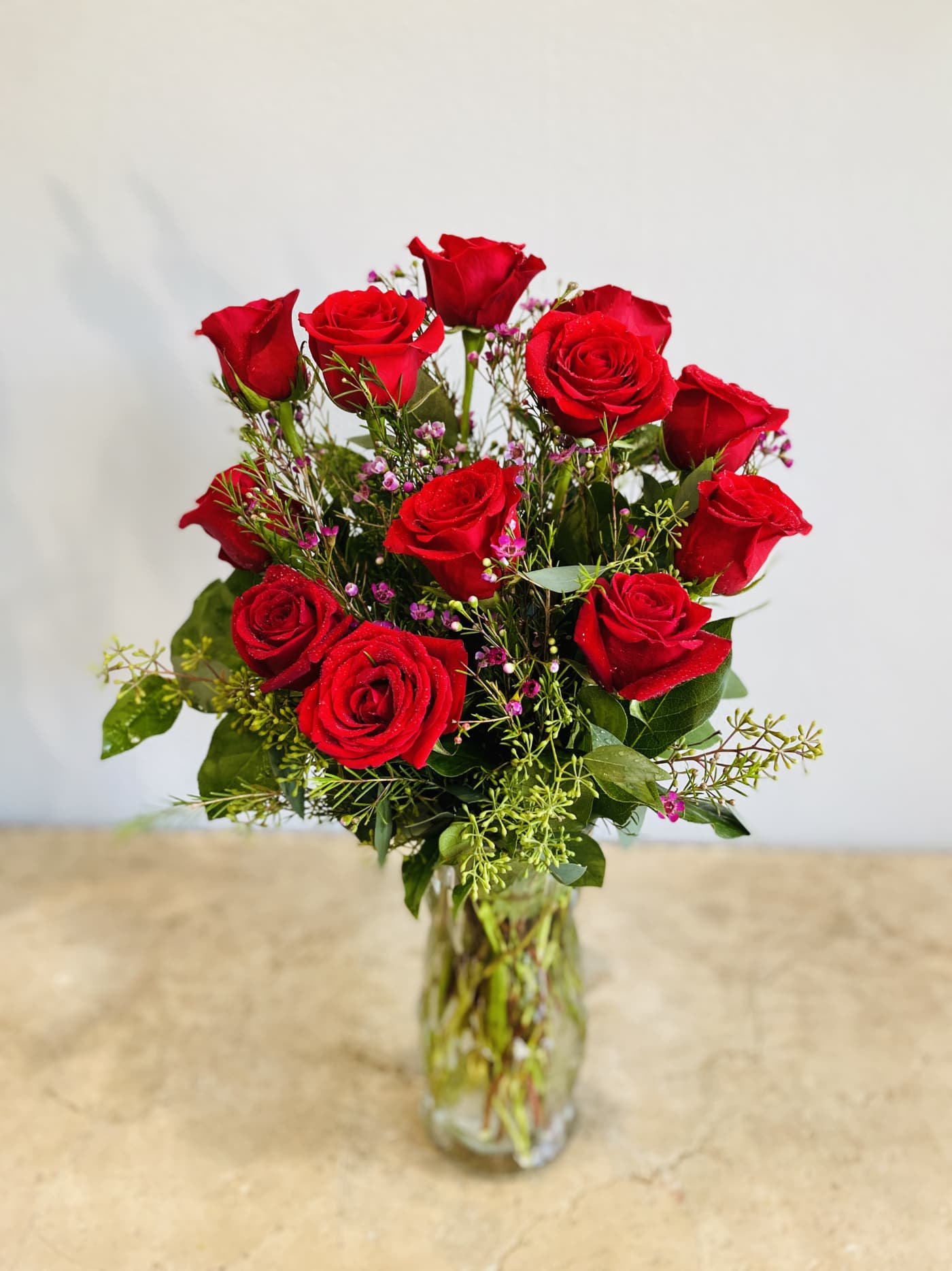 I Love You Red Rose Bouquet Flower Bouquet