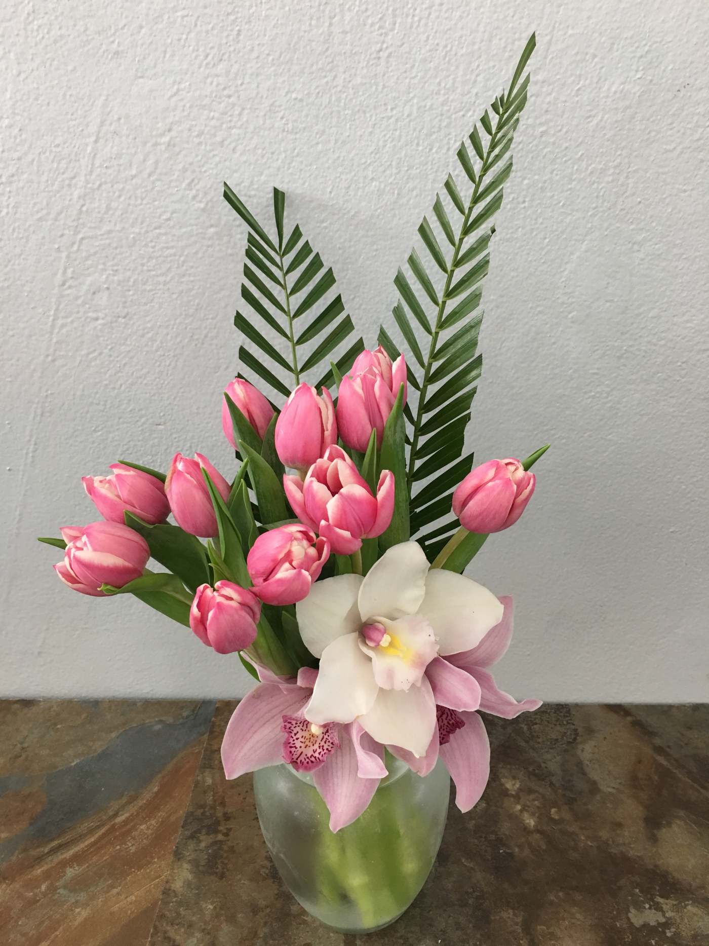 Tulip and Orchids Bouquet Flower Bouquet