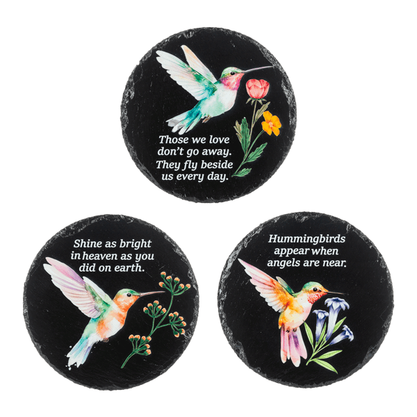 Hummingbird Memorial Stones