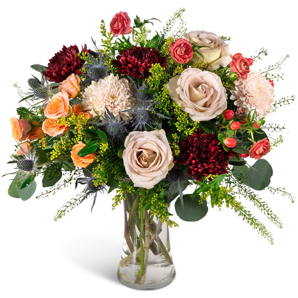 Rosy Heather Luxe Flower Bouquet