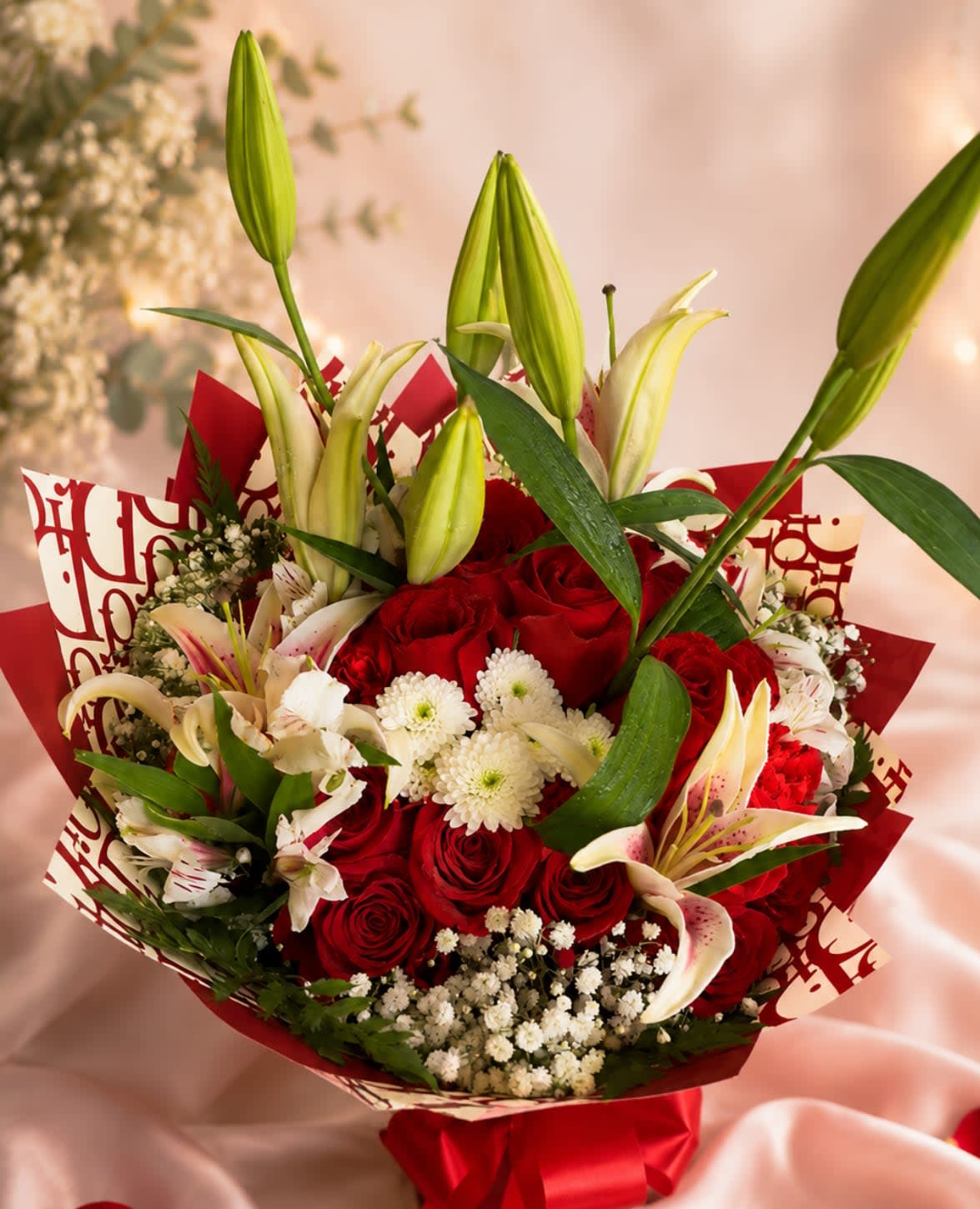 Dior Crimson Elegance Wrap
