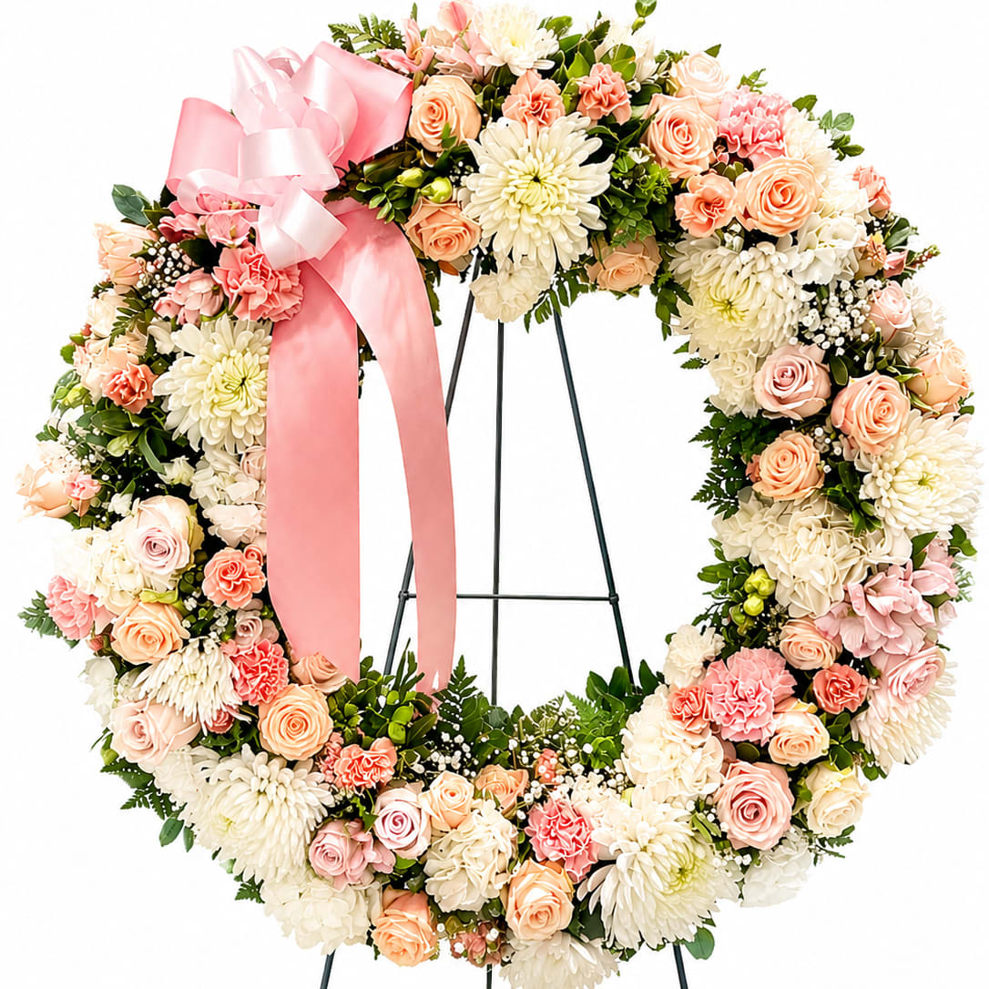 Love and Light Standing Wreath