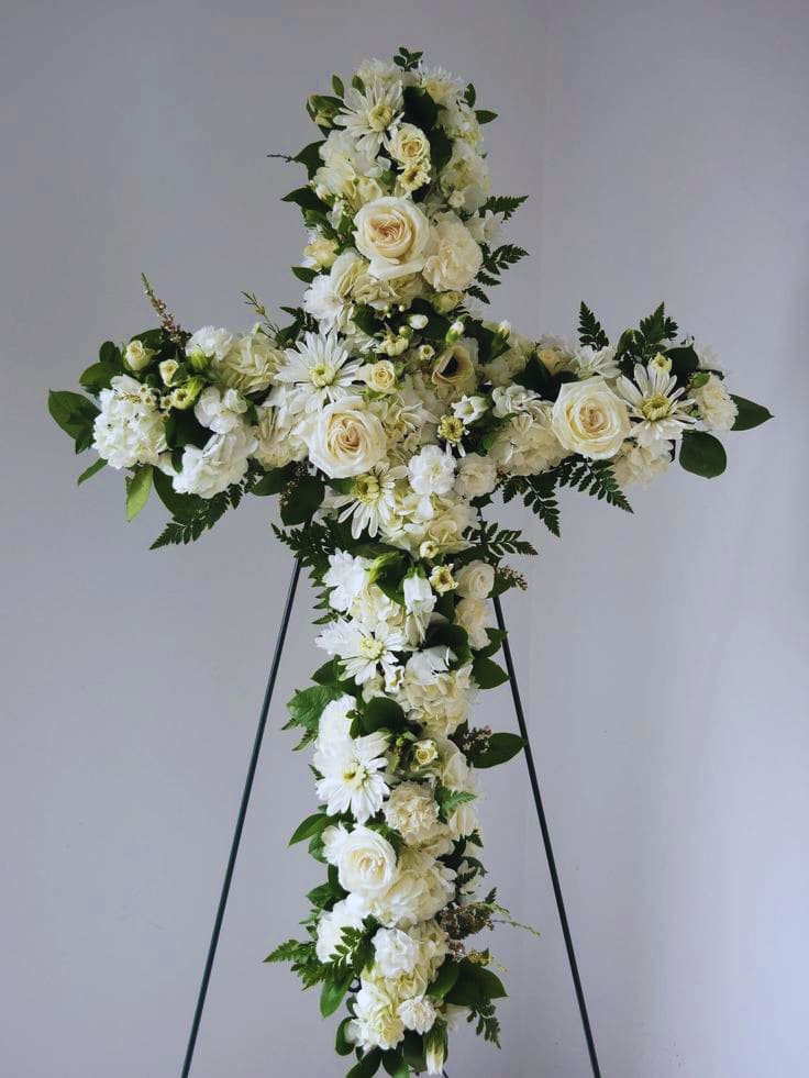 Cross Standing Spray