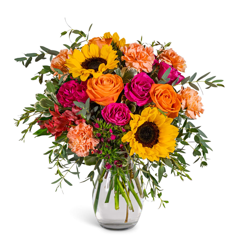 Fiesta Bloom Flower Bouquet