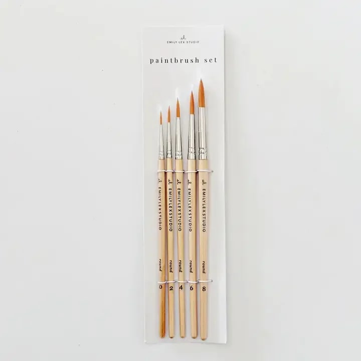 Paint Brush Set Flower Bouquet