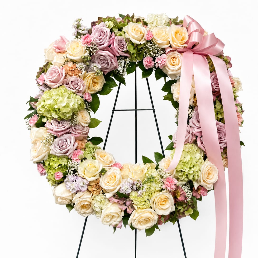 Prayerful Garden Standing Wreath