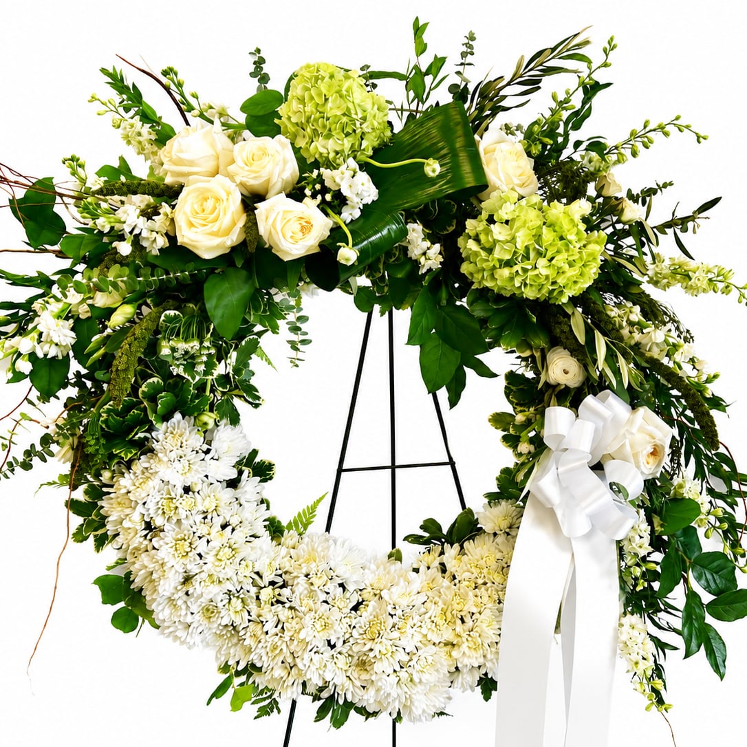 Cherished Farewell standing Wreath