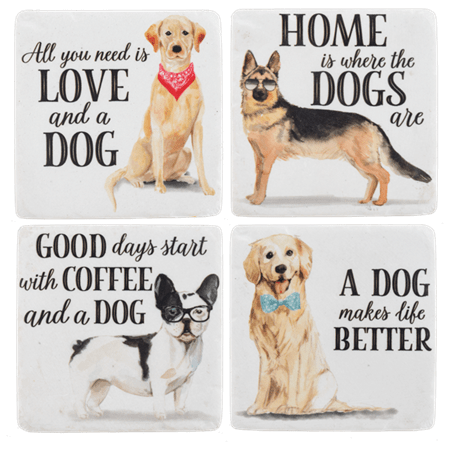 Dog Coaster Set of 4