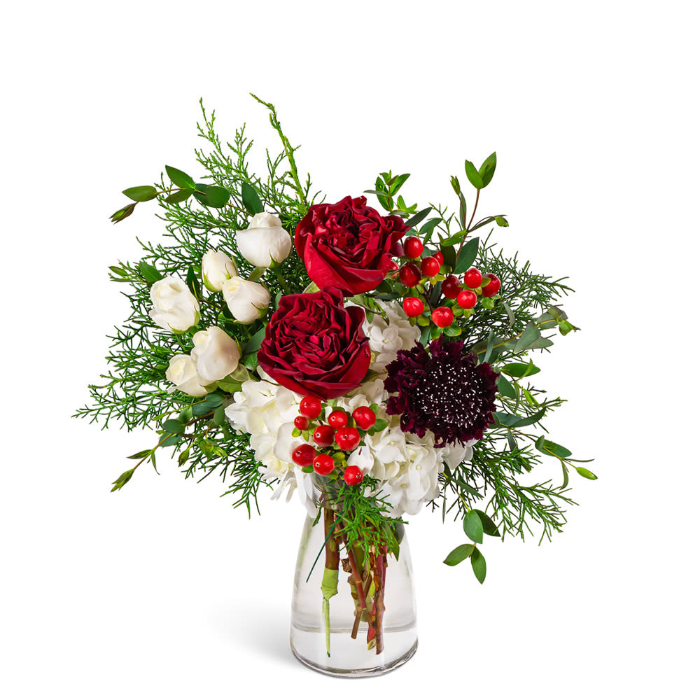 Crimson Lace Flower Bouquet