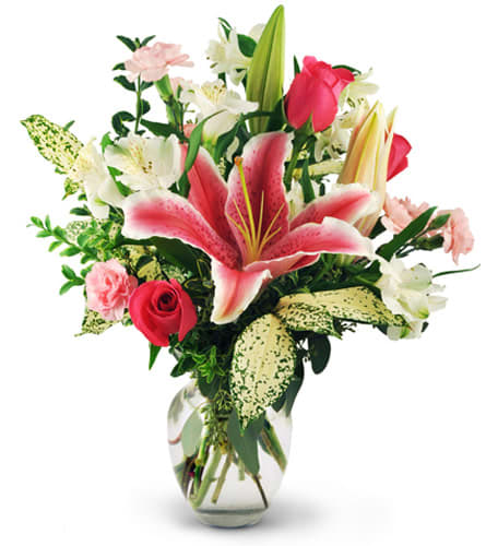 Blissful Pink Flower Bouquet