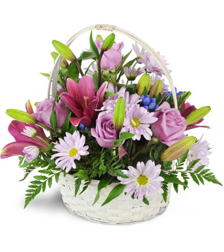 Basket Full of Dreams™ Flower Bouquet