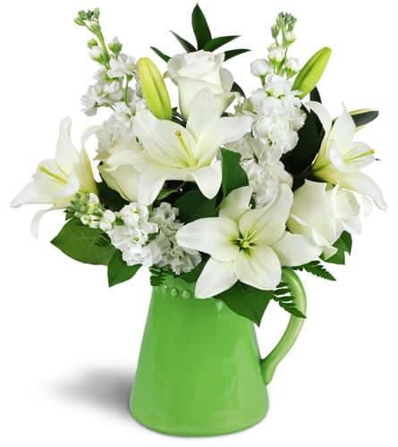 Pitcher of Serenity™ Flower Bouquet