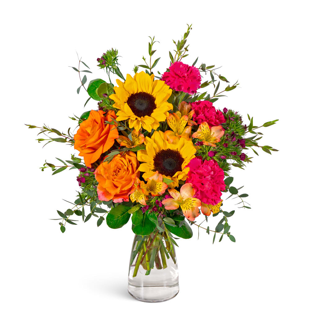 Sunny Sienna Flower Bouquet