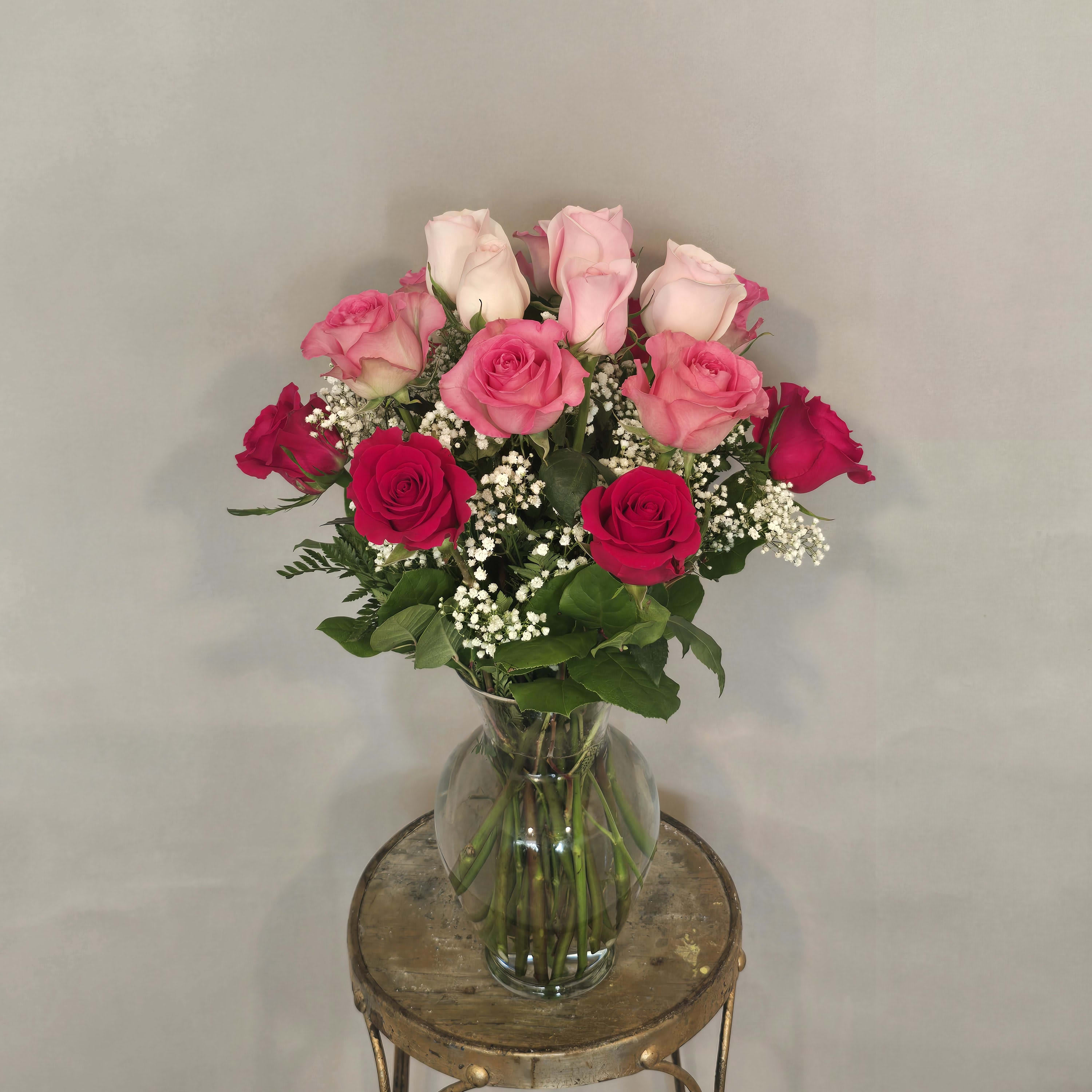 PINK OMBRE OF ROSES