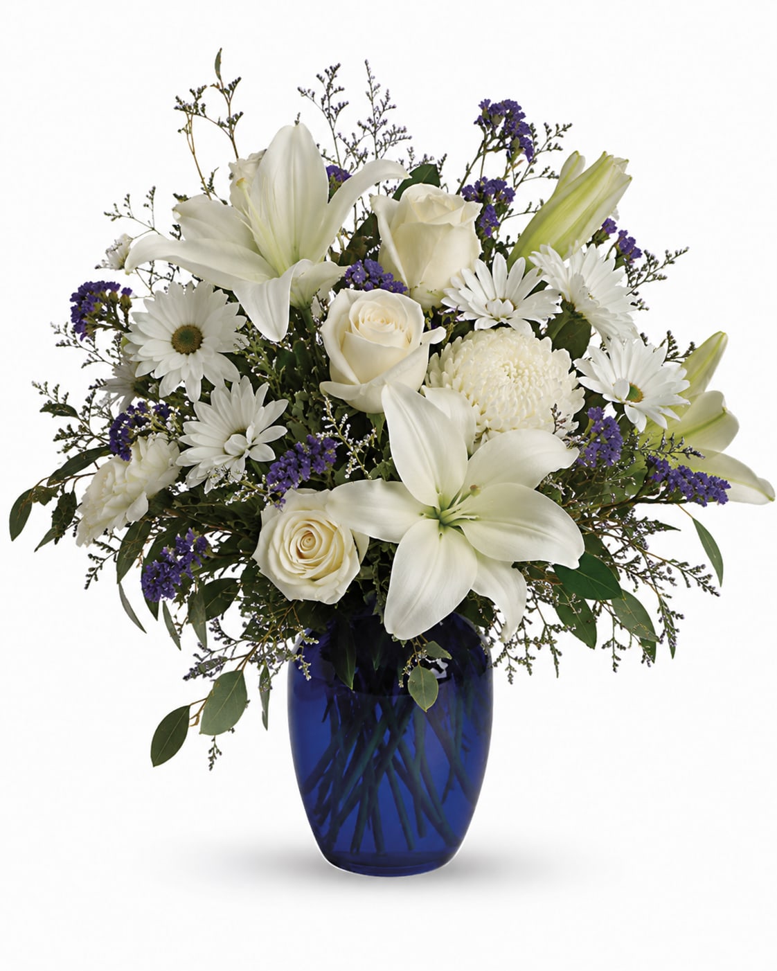 Blue & Beautiful Flower Bouquet