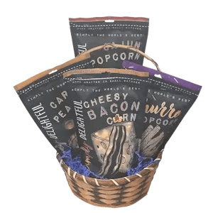 Popcorn Lovers Basket (Flavors may vary)