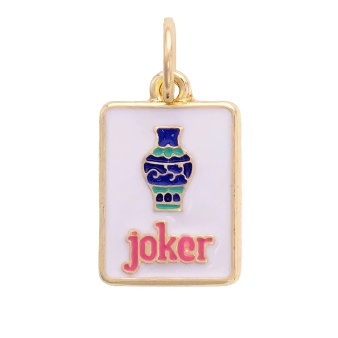 Joker Mah Tile Charm