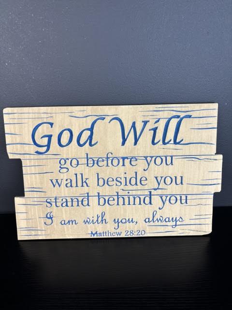 God Will Go Before You... Flower Bouquet