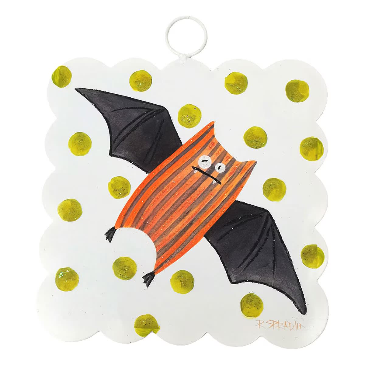 Mini Scallop Orange Bat