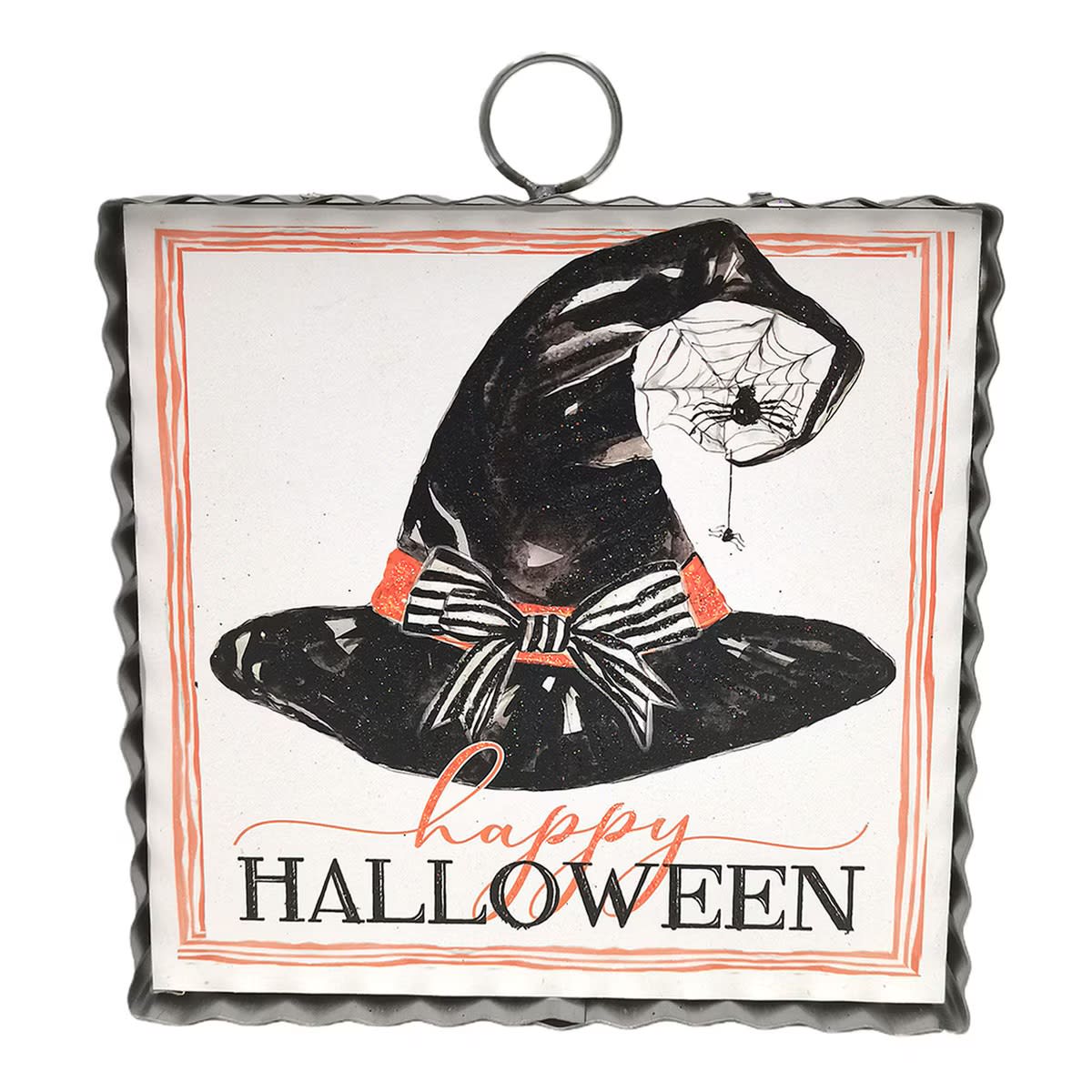 Mini Spooky Black Hat Print