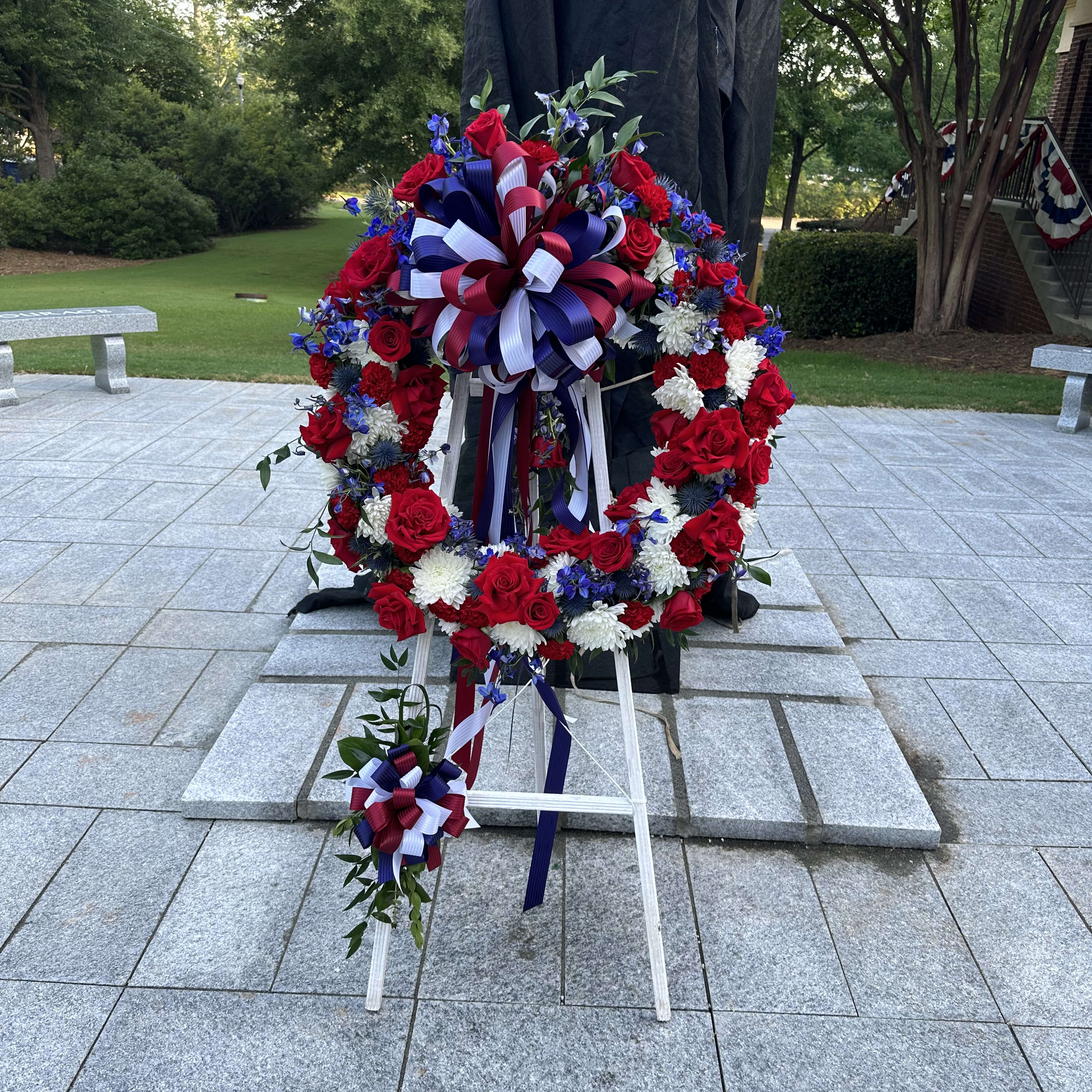 A Hero's Goodbye Flower Bouquet