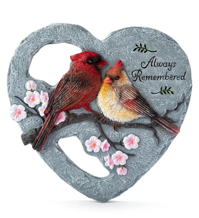 Always Remembered Cardinal Stepping Stone