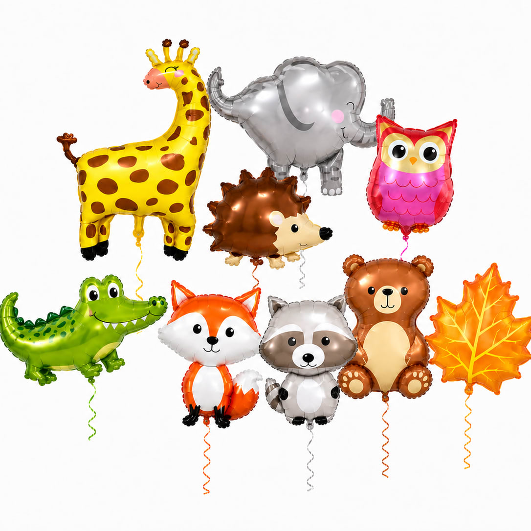 Animal & Jungle Foil Balloons