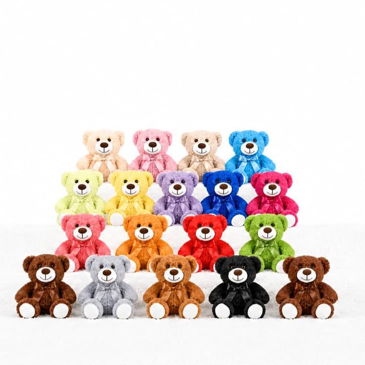 14" Classic Plush Teddy Bears