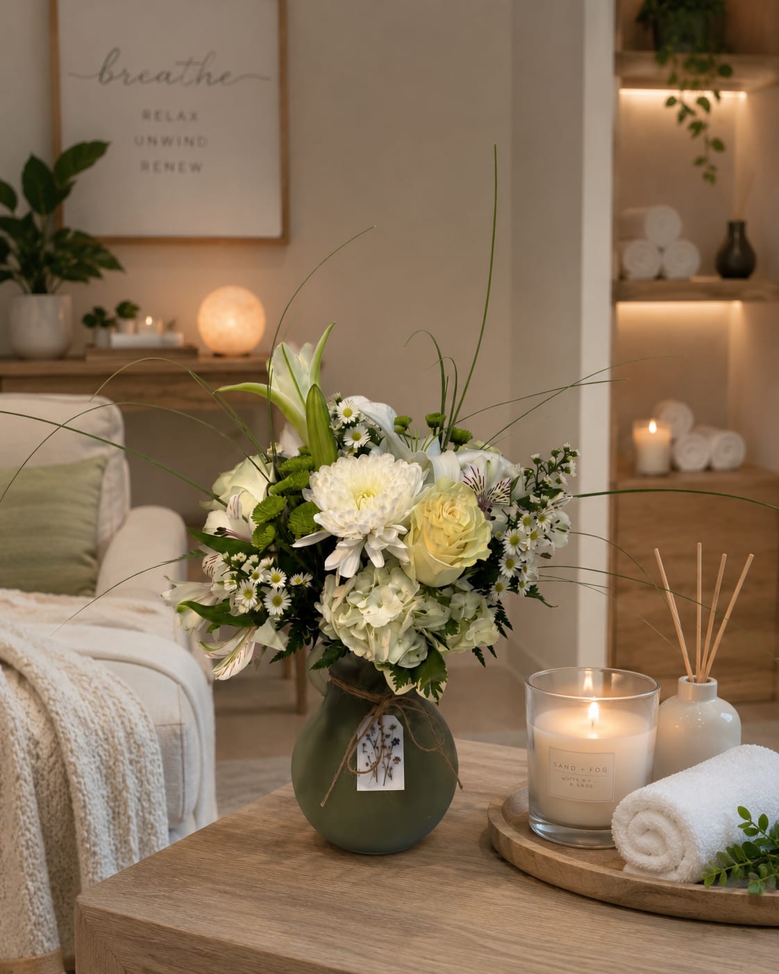 Breathe and Bloom Flower Bouquet