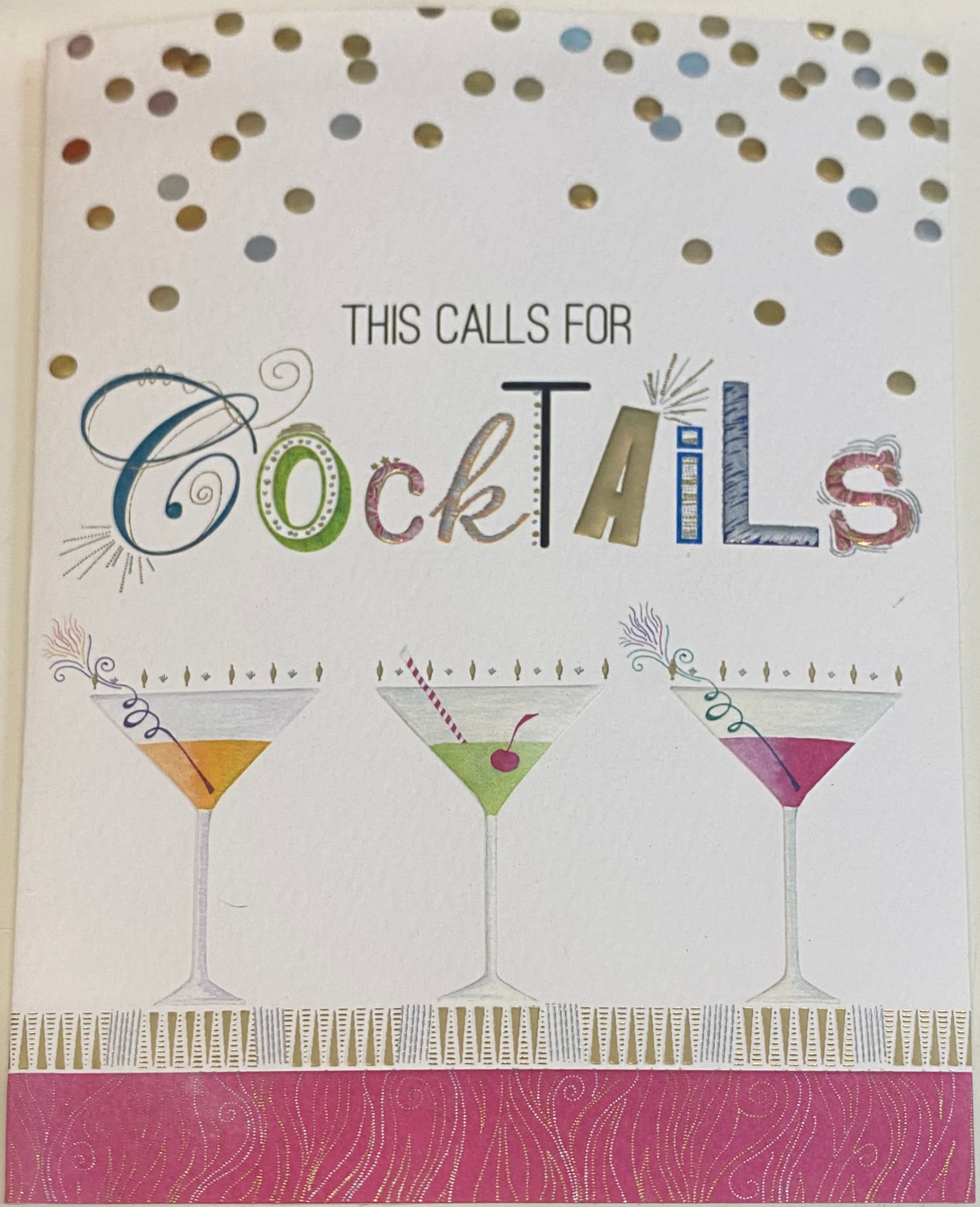 This Calls For Cocktails Card