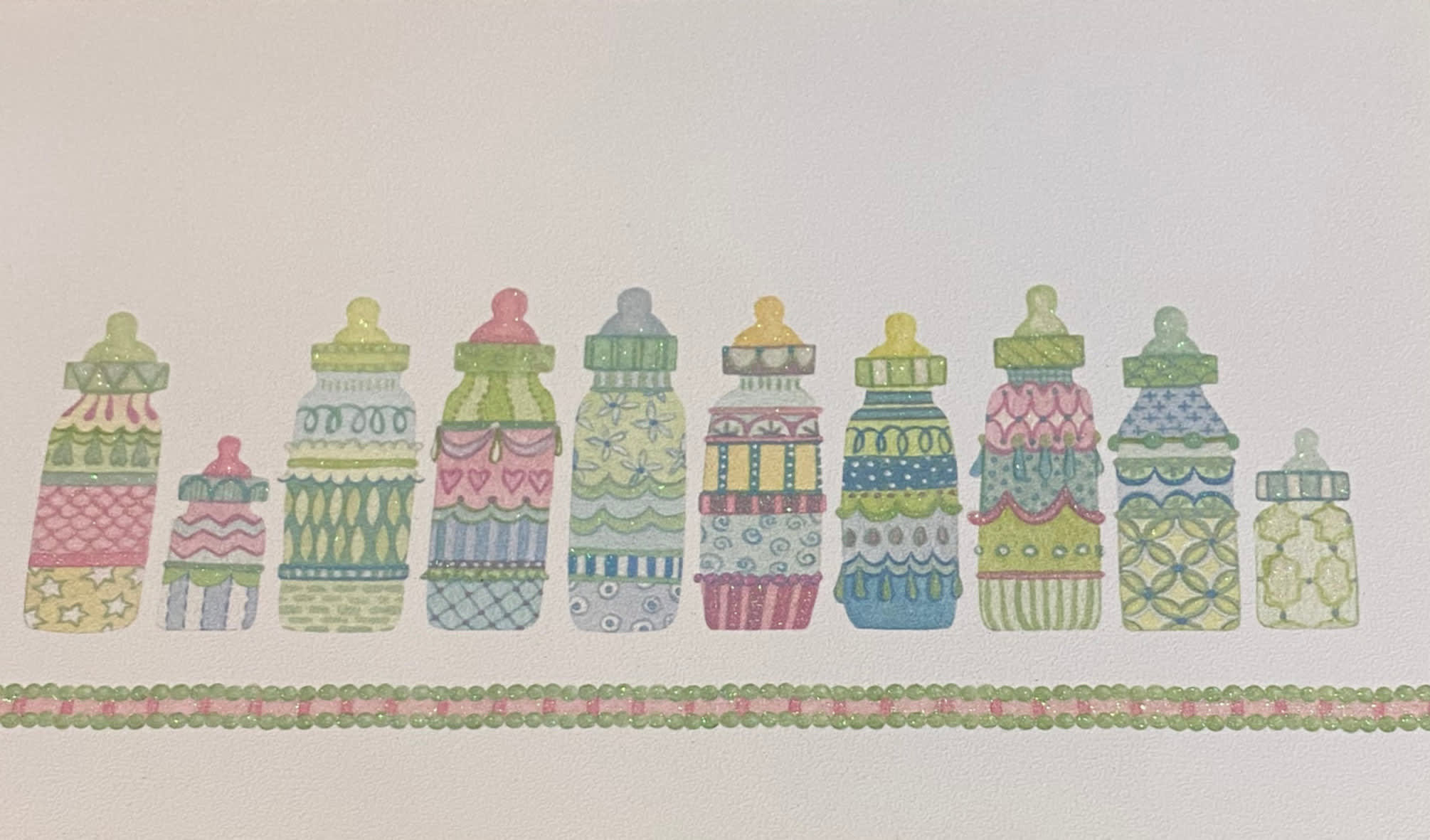 Baby Bottle Card