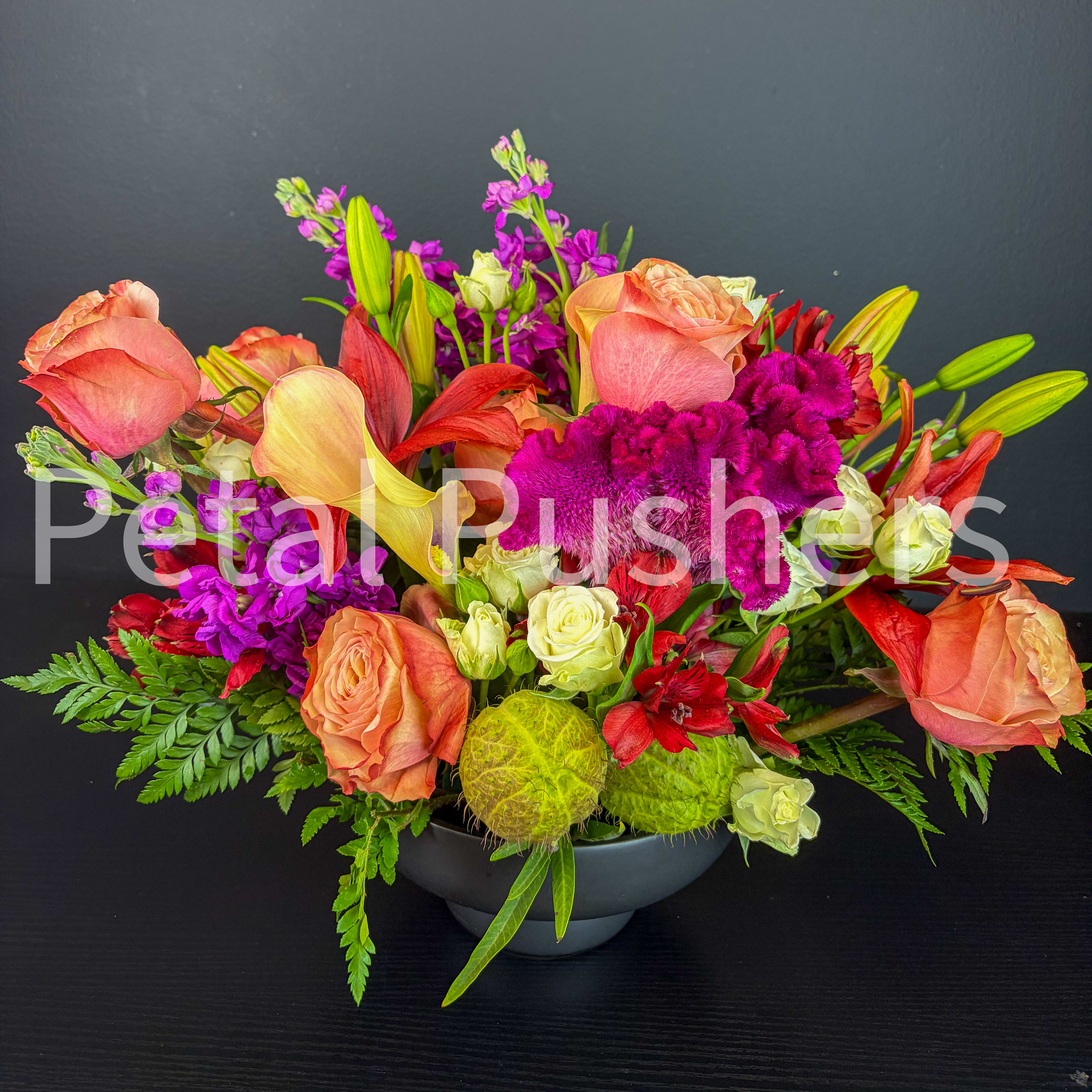 Tropical Sunset Flower Bouquet