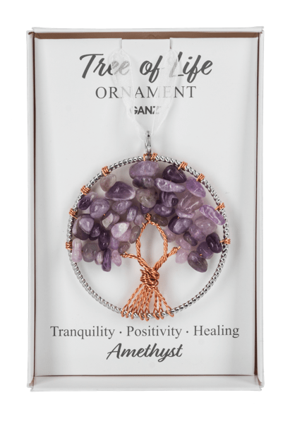 Tree of Life Ornament-Amethyst