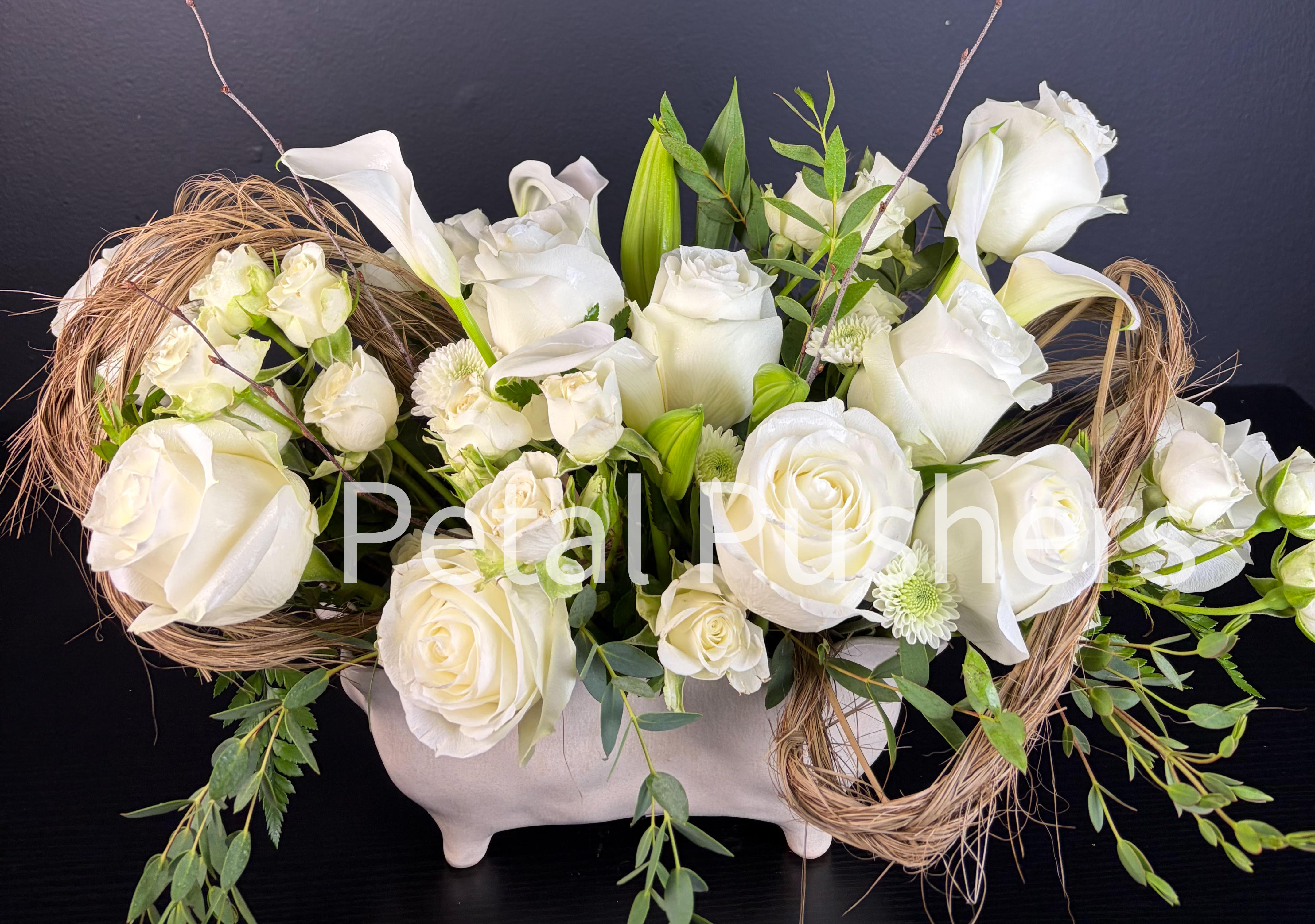 Ivory Embrace Flower Bouquet