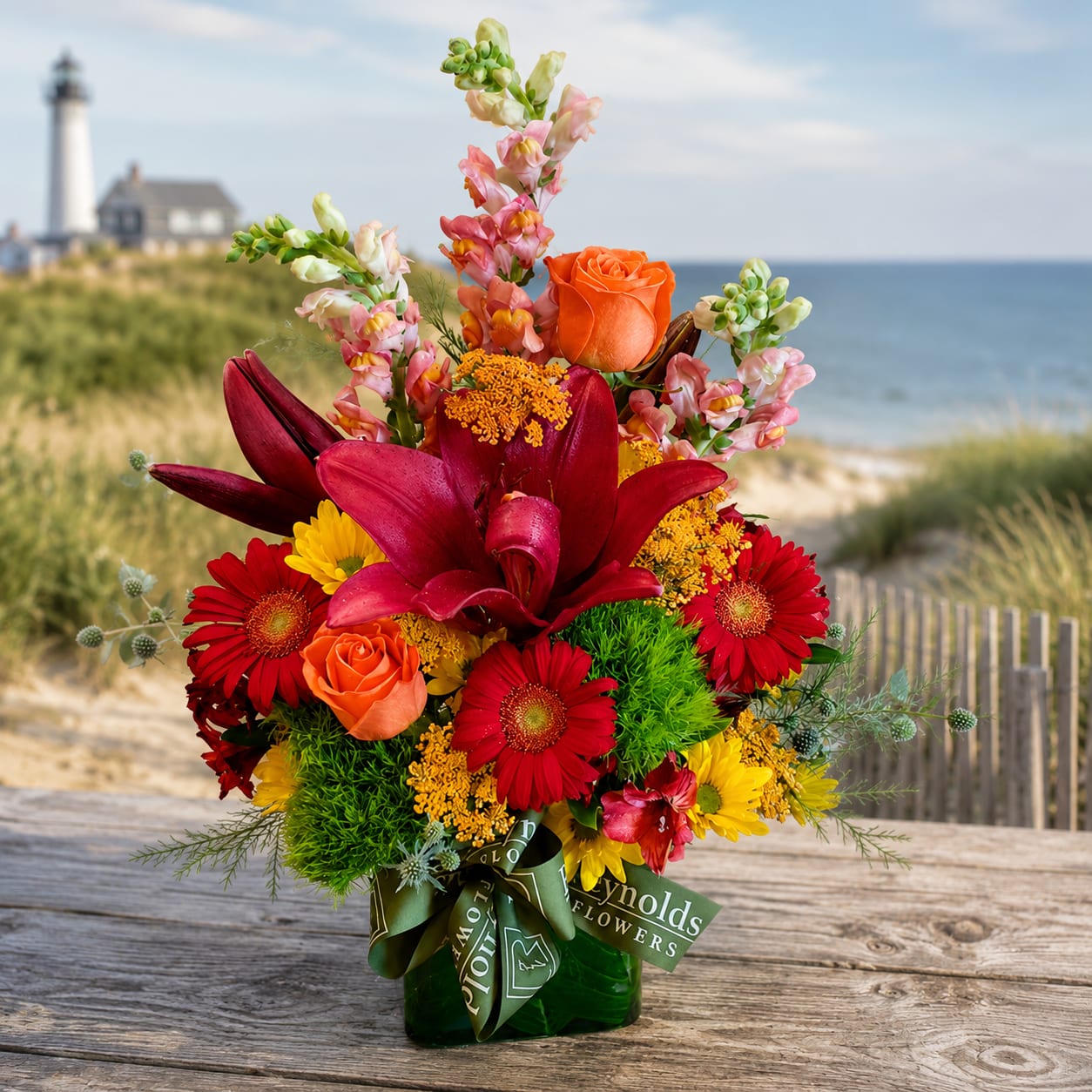 August Cube Bouquet Flower Bouquet