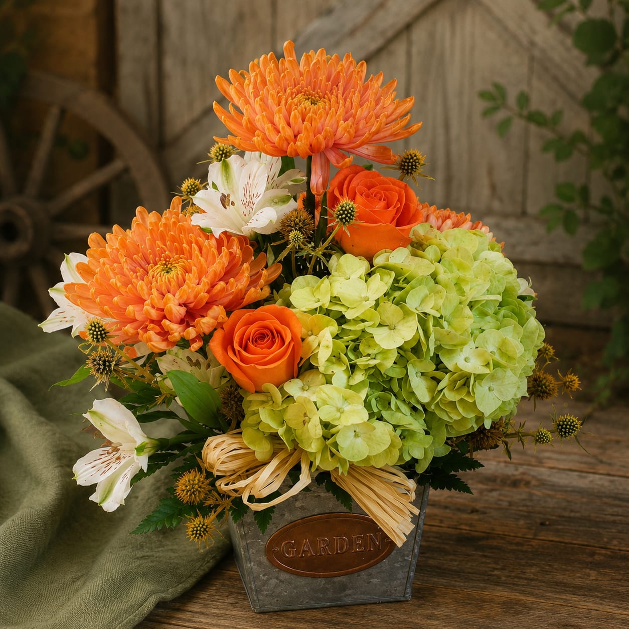 Golden Hour Garden Flower Bouquet